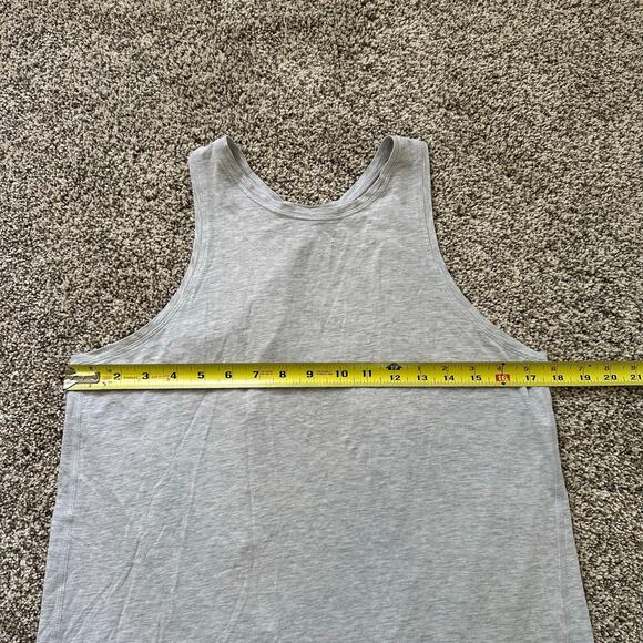 Lululemon light heather gray open-back sleeveless tank top - Picture 9 of 10